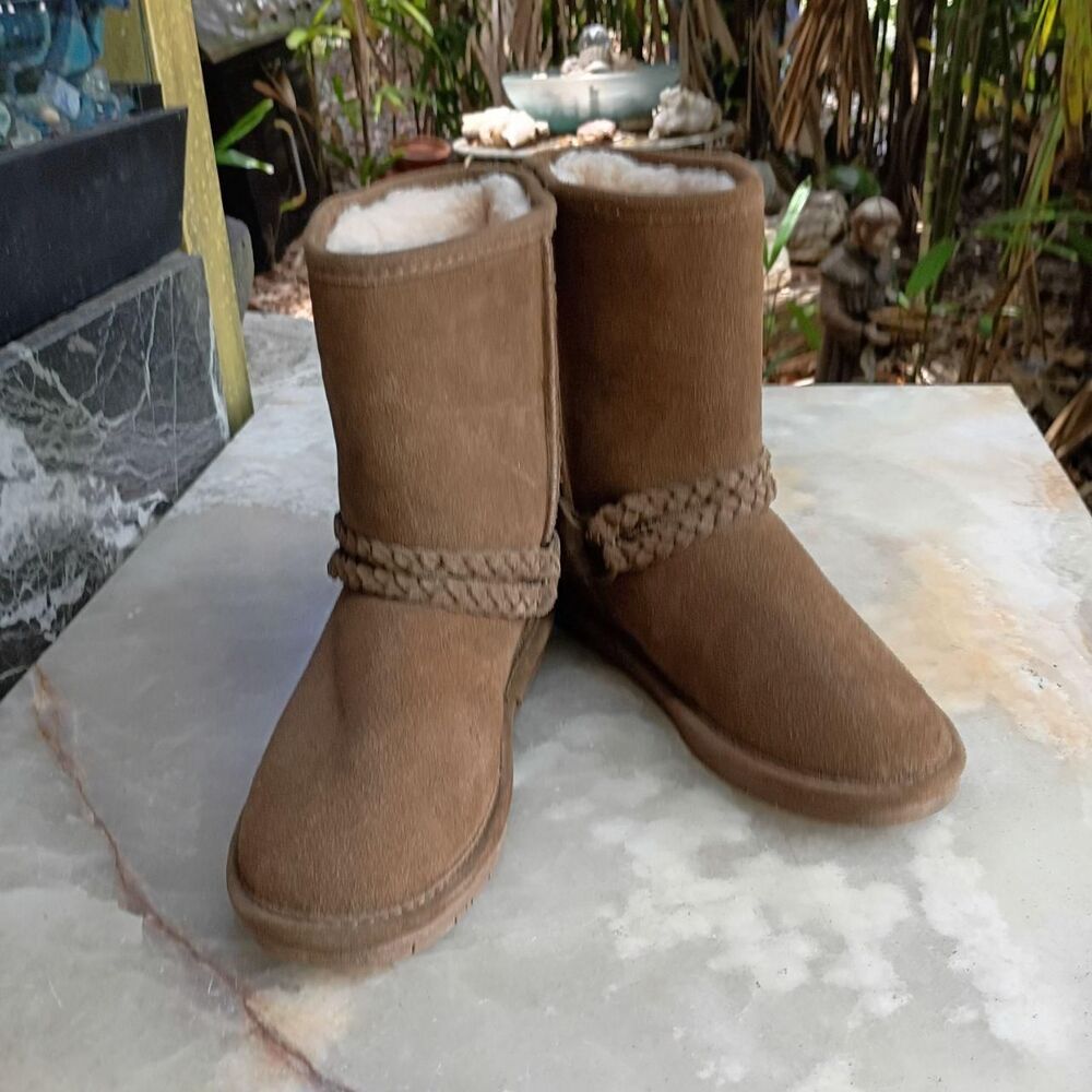 Bearpaw Women's Brown and Tan Boots